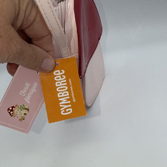 Gymboree Pink Red MUSHROOM HOUSE Purse Bag Fairytale Forest NEW NWT - Picture 4 of 10